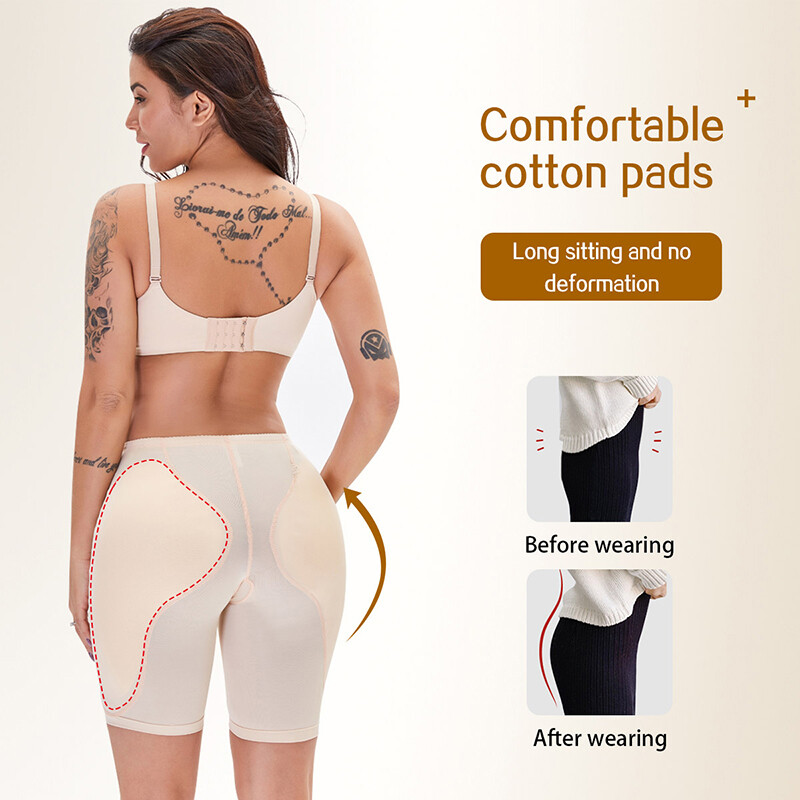 Hip Enhancer Padded Low Waist Panties Fake Ass Shaper Underpants Crossdresser US