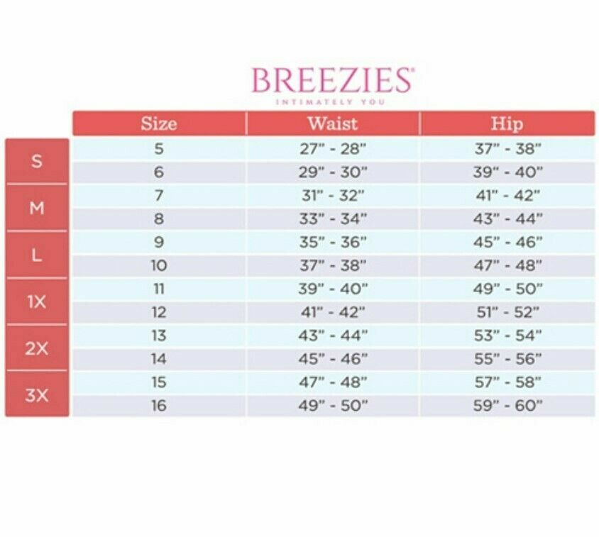 Breezies Seamless Smoothing Mid-Thigh Short Set of 4-Basic-1X-NEW-A374503
