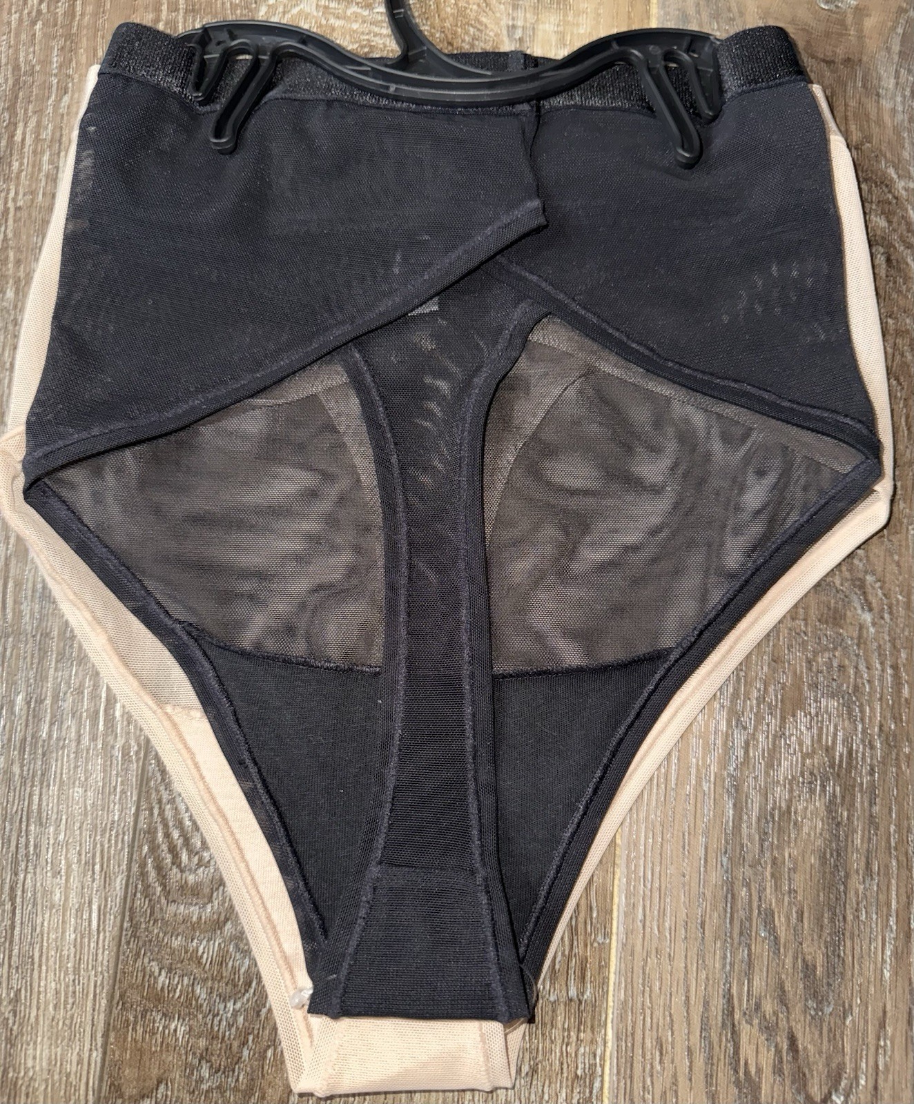 Joyspun ~ 2-Pair Womens Thong Underwear Panties Nylon Blend Mesh (A) ~ 3XL (22)