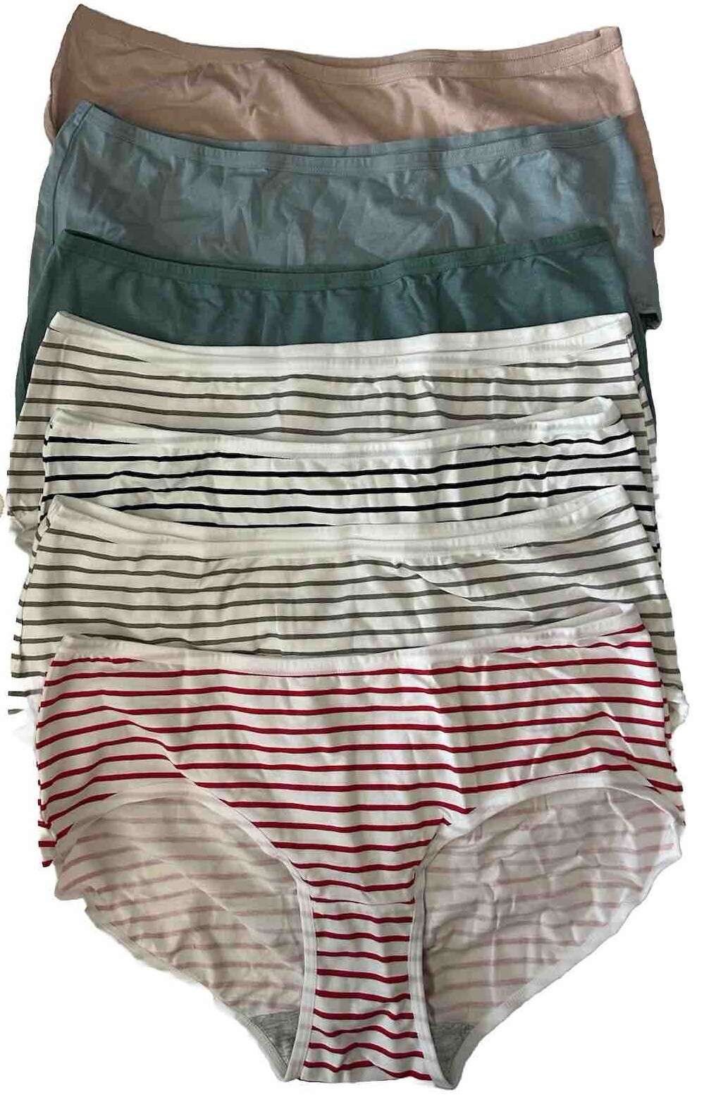INNERSY Womens Underwear Cotton Hipster Panties Size Large Lot Of 7
