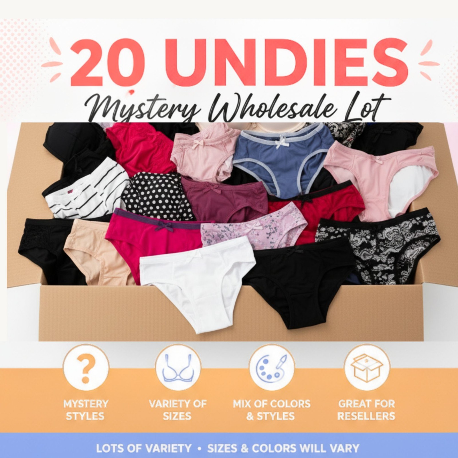 Women’s Underwear Lace Panties Undies Wholesale Mix Lot