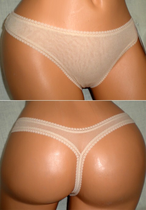 NWT ON GOSSAMER Women’s S/M Purple Mesh Thong Hip-G Underwear panties