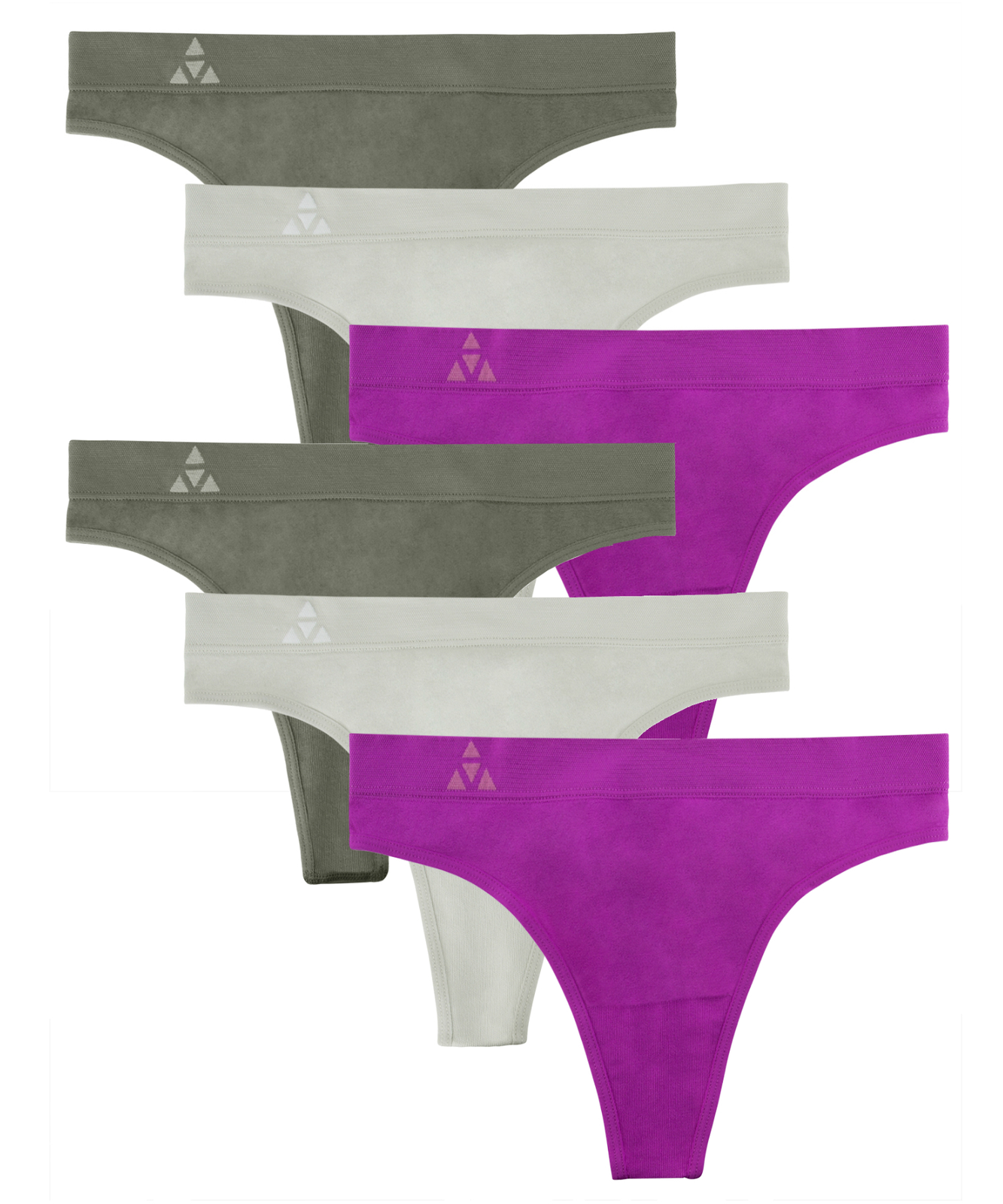 Balanced Tech Women’s Seamless Thong Panties 6-Pack