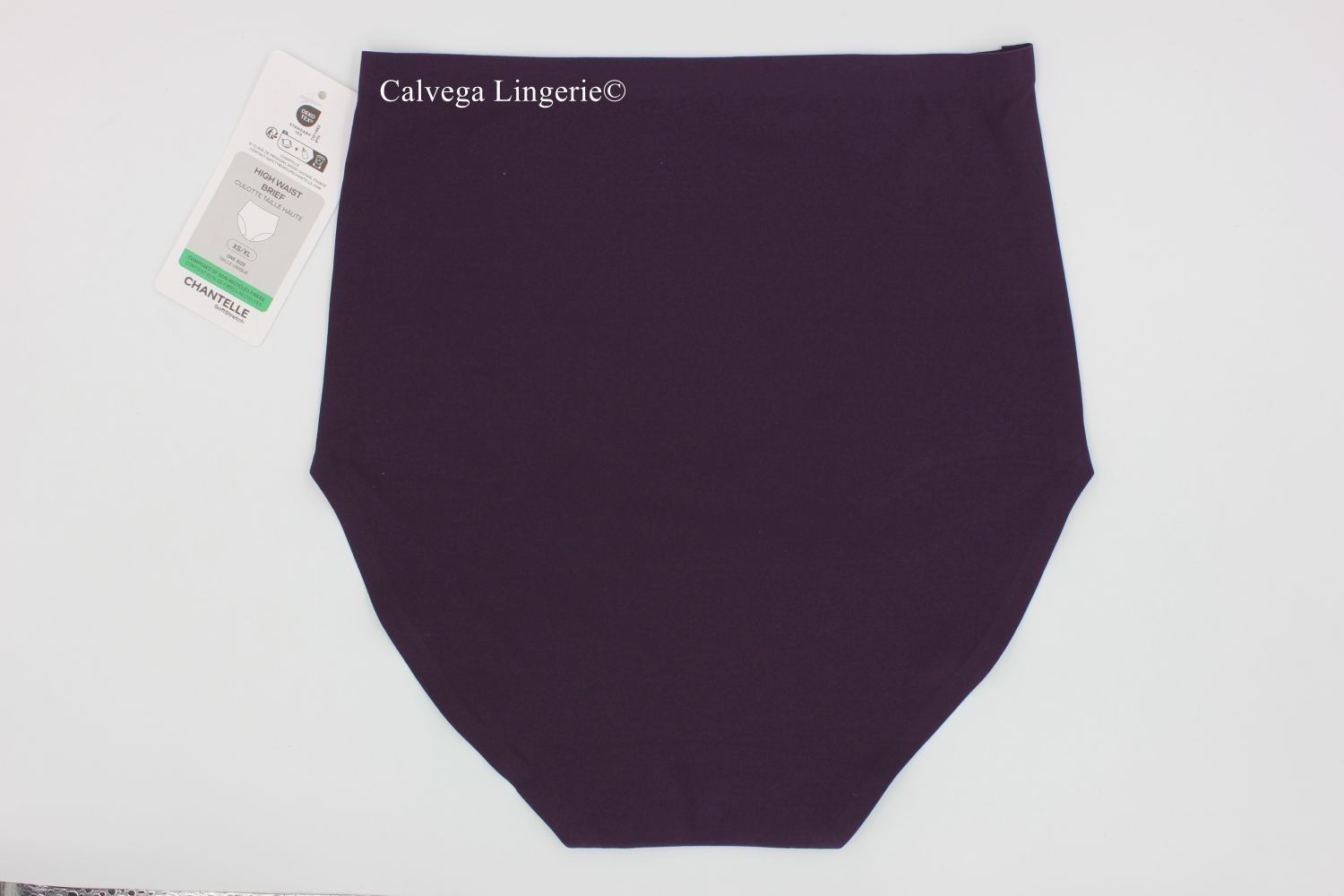 NWT Chantelle C36470 “Soft Stretch” Laser Cut, High Waist Brief, Purple, OS