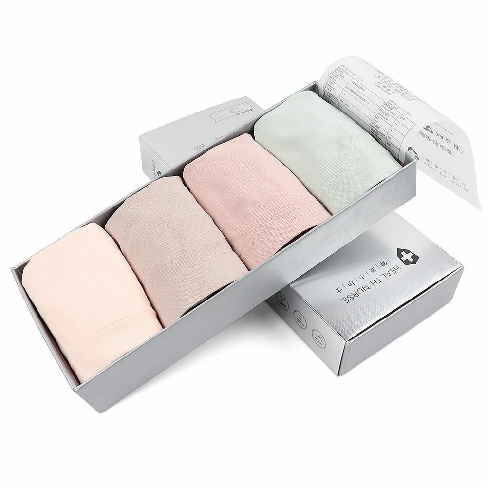4 Pack Graphene antibacterial Women Cotton Underwear Panties Hipster Softer