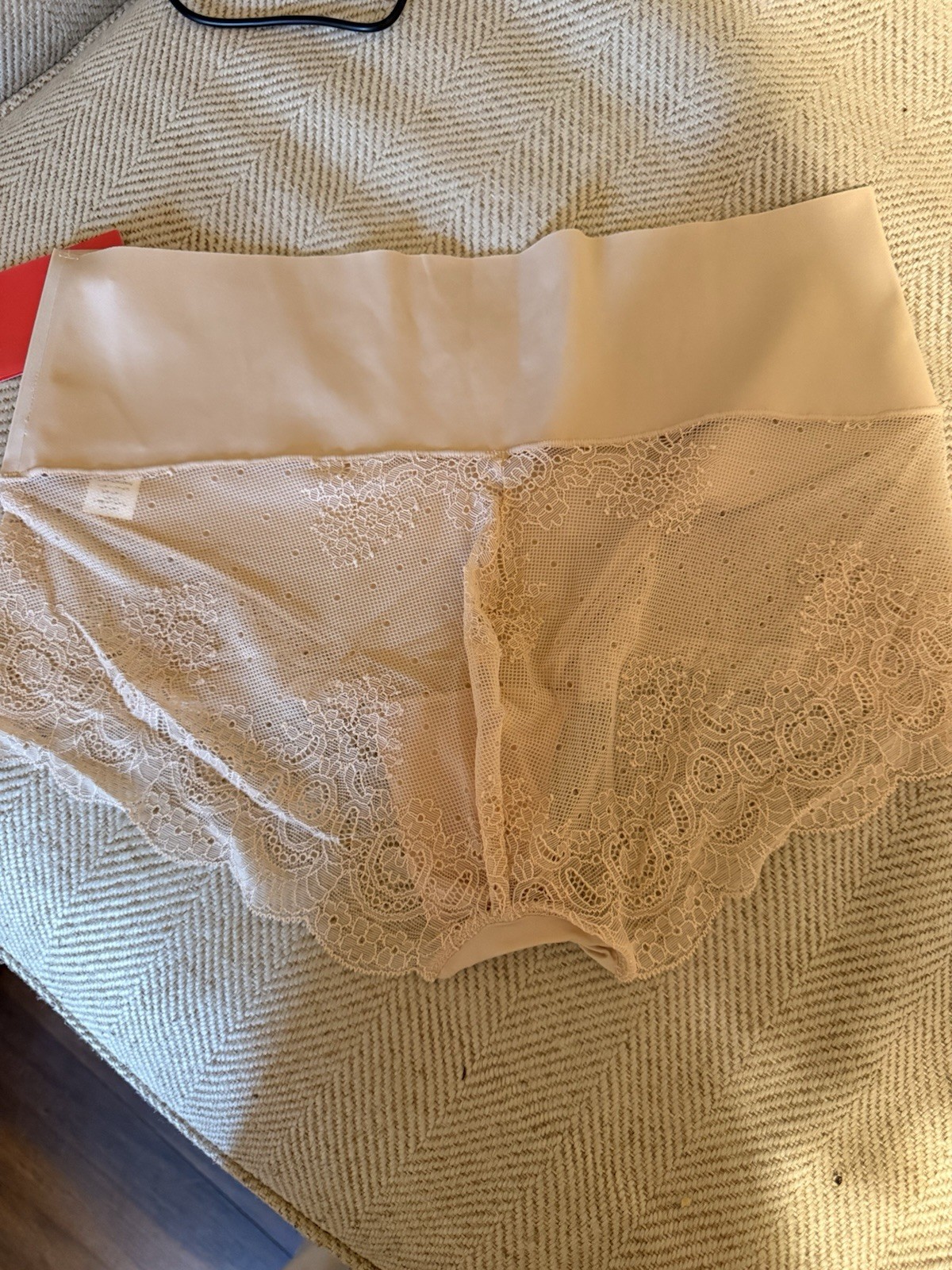 SPANX X-Large Soft Nude Undie-tectable Lace Hi-Hipster Panty