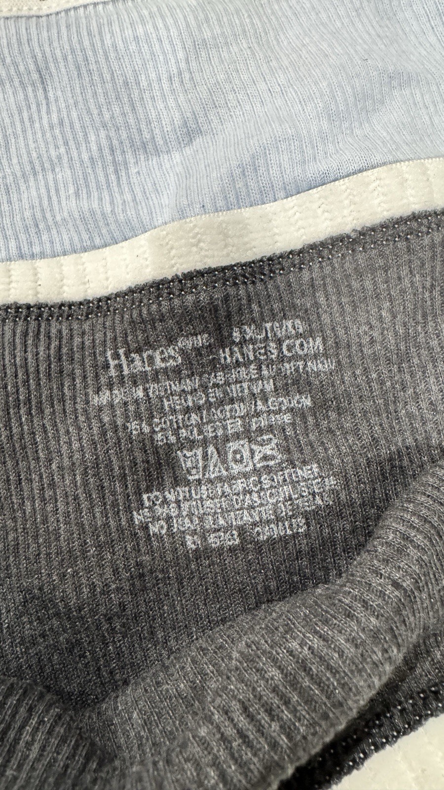 4 Pack Hanes Ribbed Panties Tagless Cotton Size 8 XL Women’s NWOT