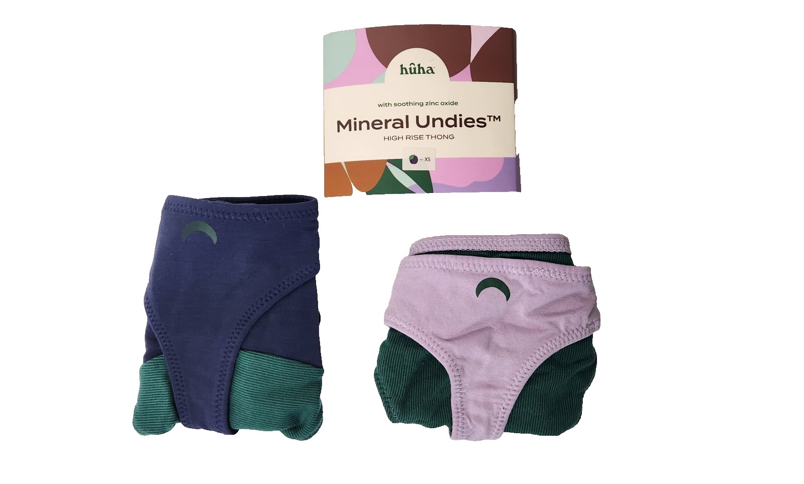 HUHA Mineral Undies Thong High Rise LOT OF 2 NWT sz XS