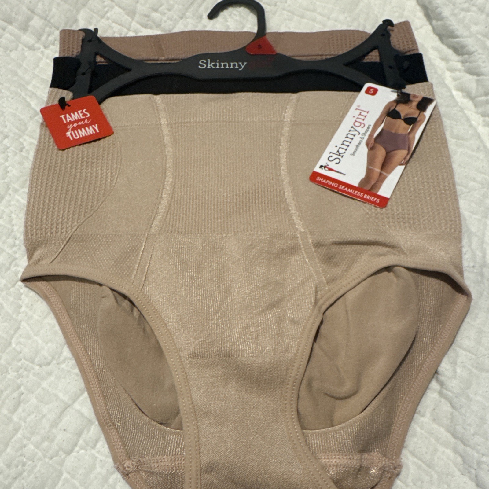 Skinny Girl Shaping Seamless Briefs Panties Size Small Seamless 3 Pair