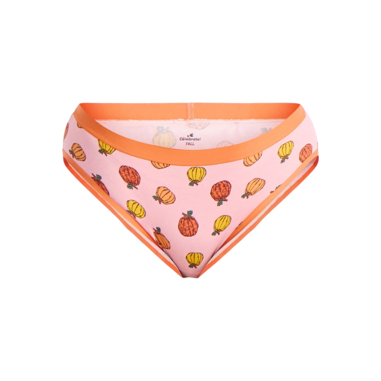Womens Pumpkin, Latte Way to Celebrate Hipster Panties, 3-Pack, XL (16-18)