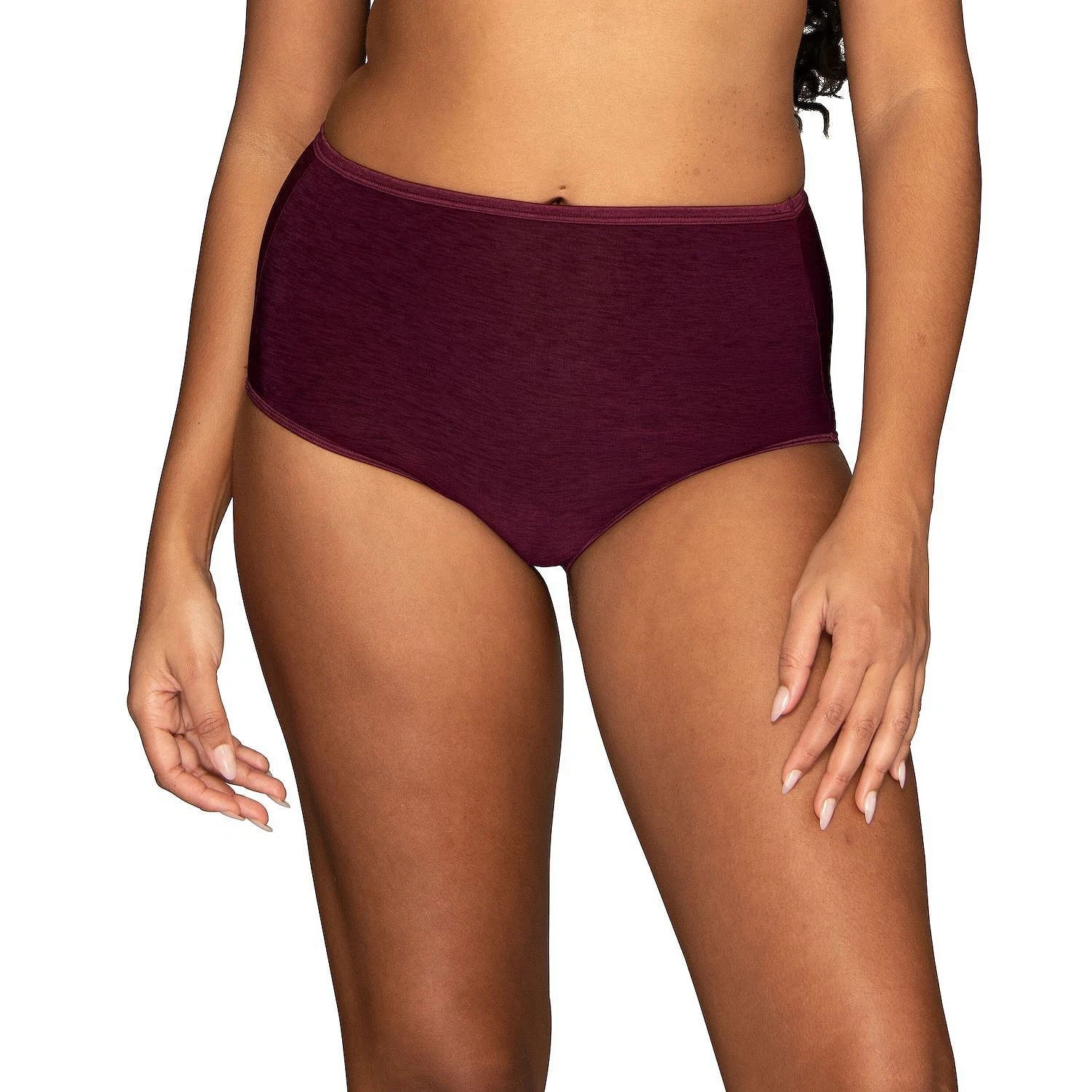 Vanity Fair 2-Pair BRIEF Body Shine Illumination Panties Nylon/Poly 13109 ~ 7/L