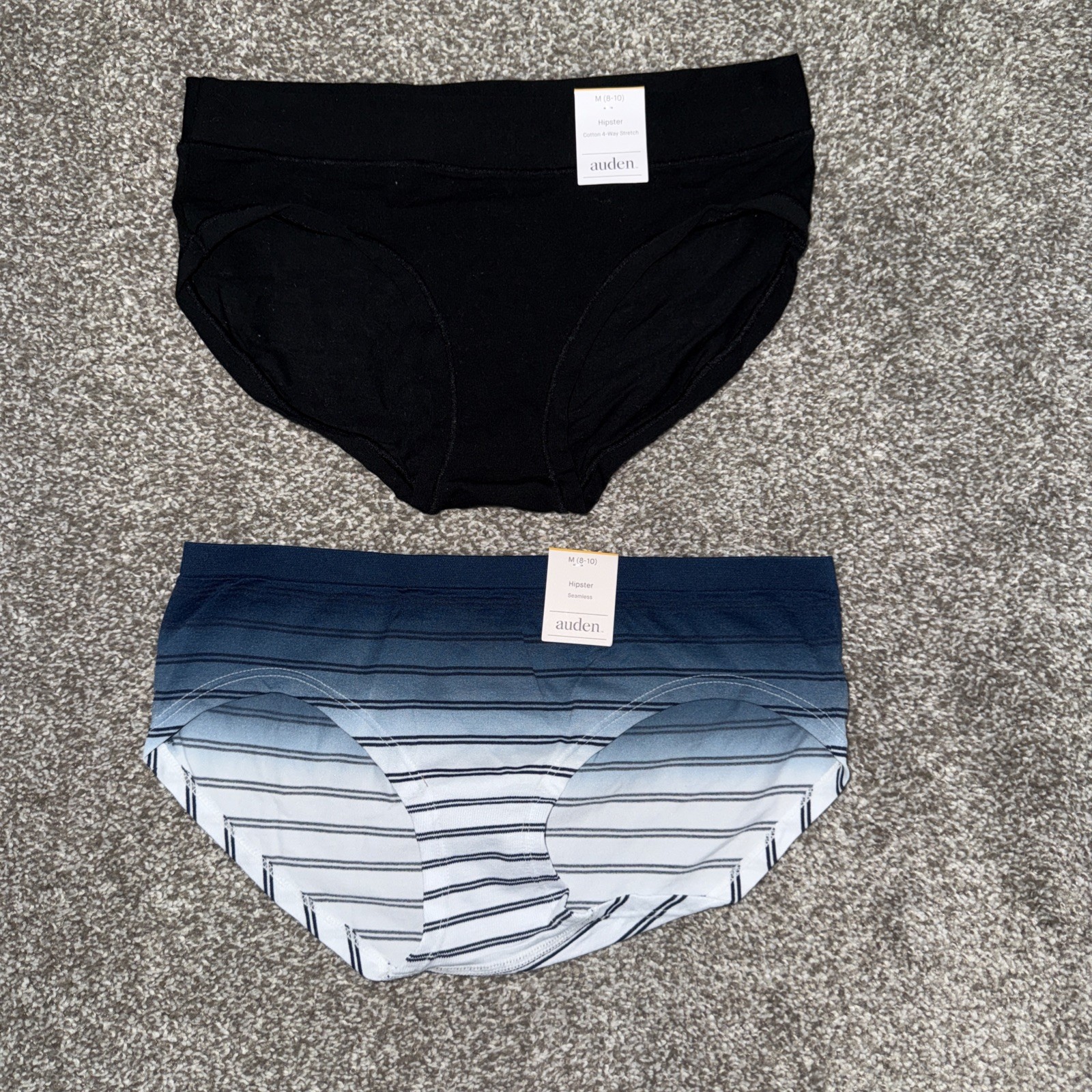NWT Womens Auden Hipster Boyshort Panties Underwear Size M 8-10 Lot Of 5
