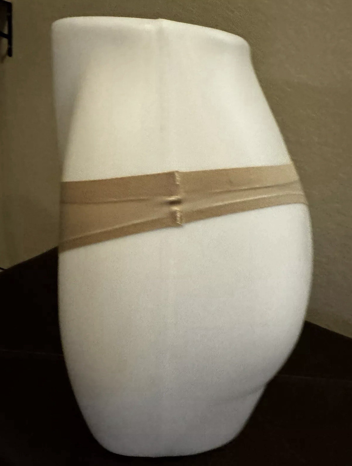 5 pack ice silk thong no show panties size Large (28-29) red black pink grey tan