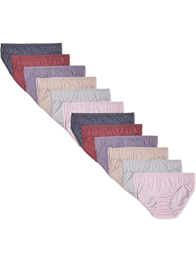 Fruit of the Loom Womens Beyondsoft Bikini Underwear Tagless Panties 12-24 Pack