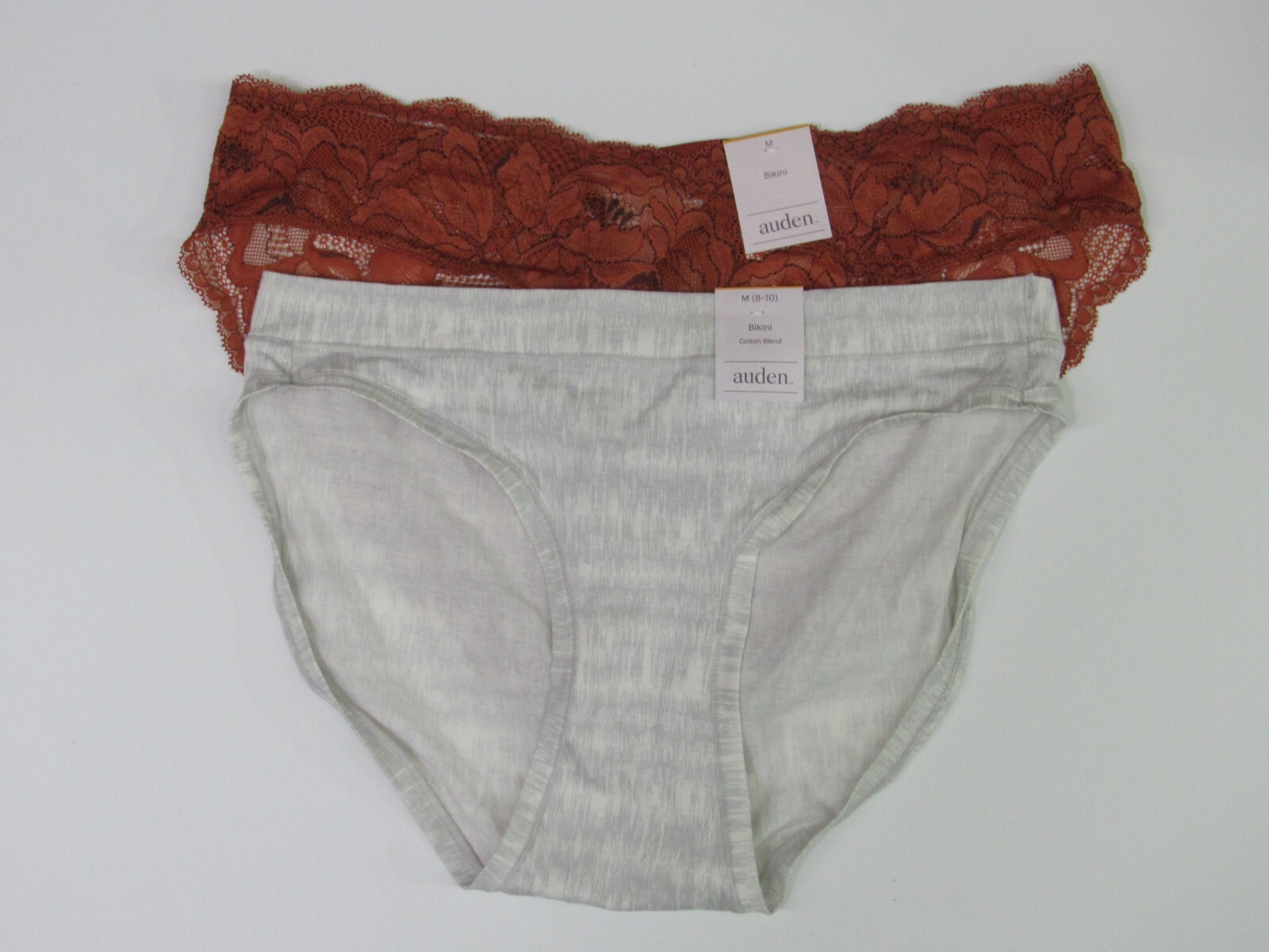 Women’s Variety Bikini 2 Pack Panties Auden Size Medium 8-10
