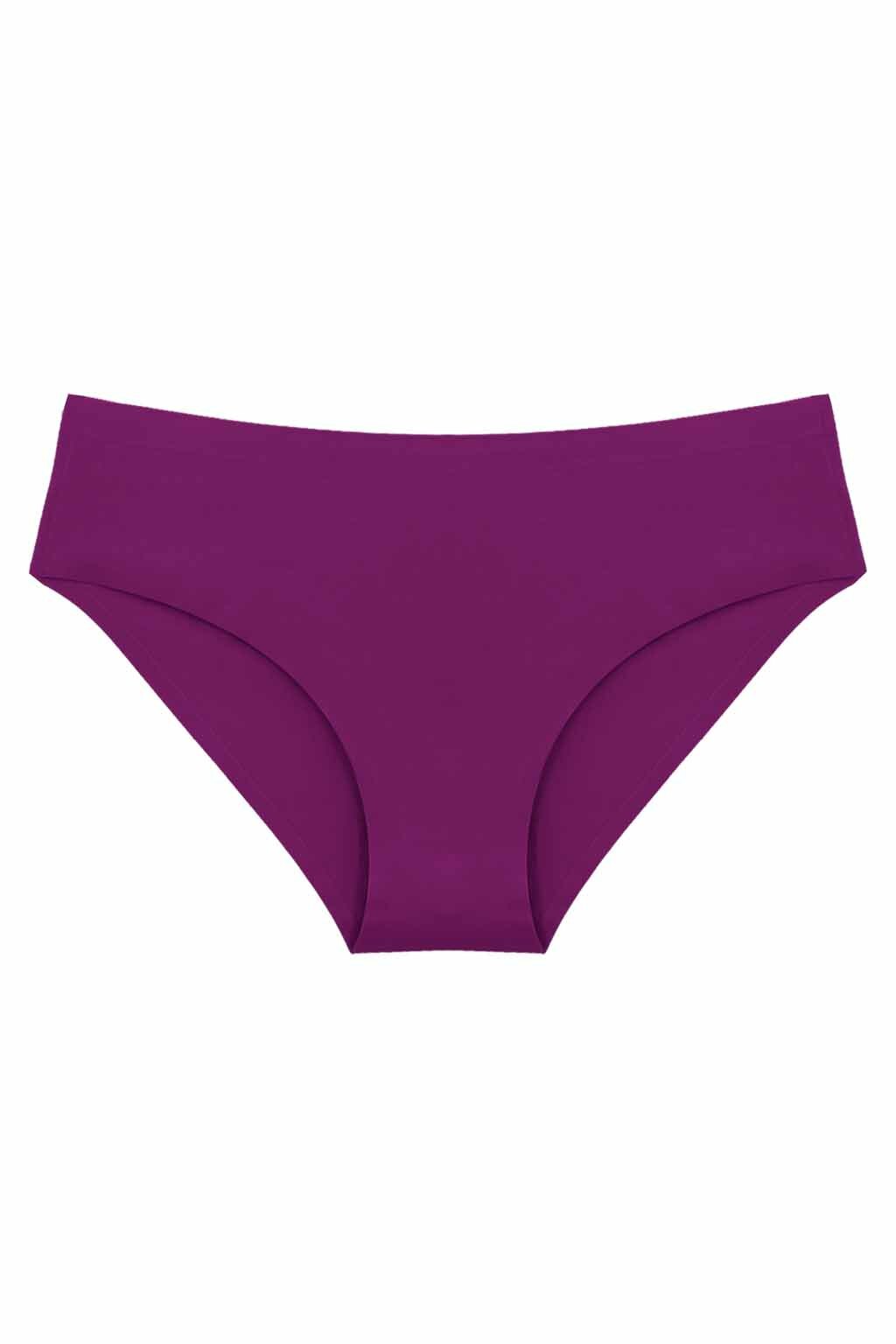 6 Women Solid Mixed Color Panties Laser Cut Bikini Underwear Brief S M L XL 5074