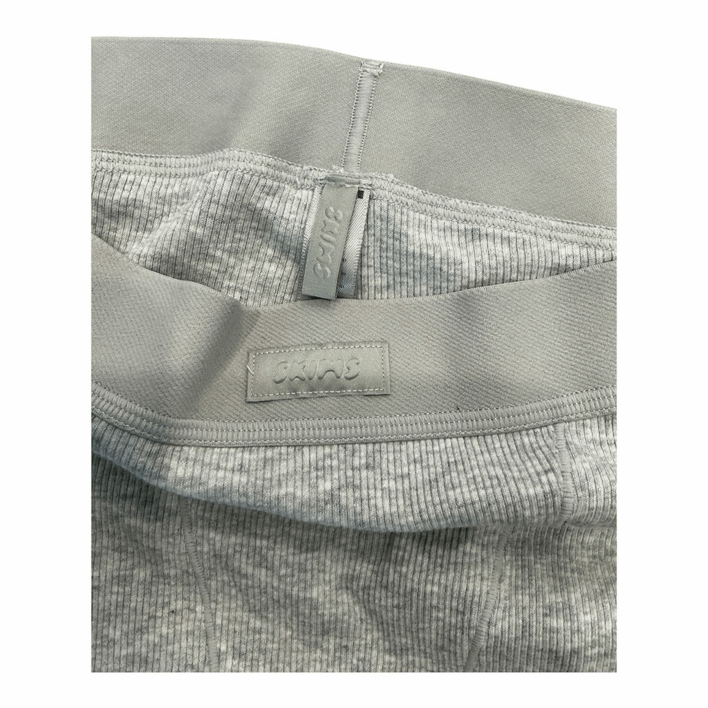 NWOT Skims Women’s Size Small Blue Ribbed Heather Blue Briefs Shorts