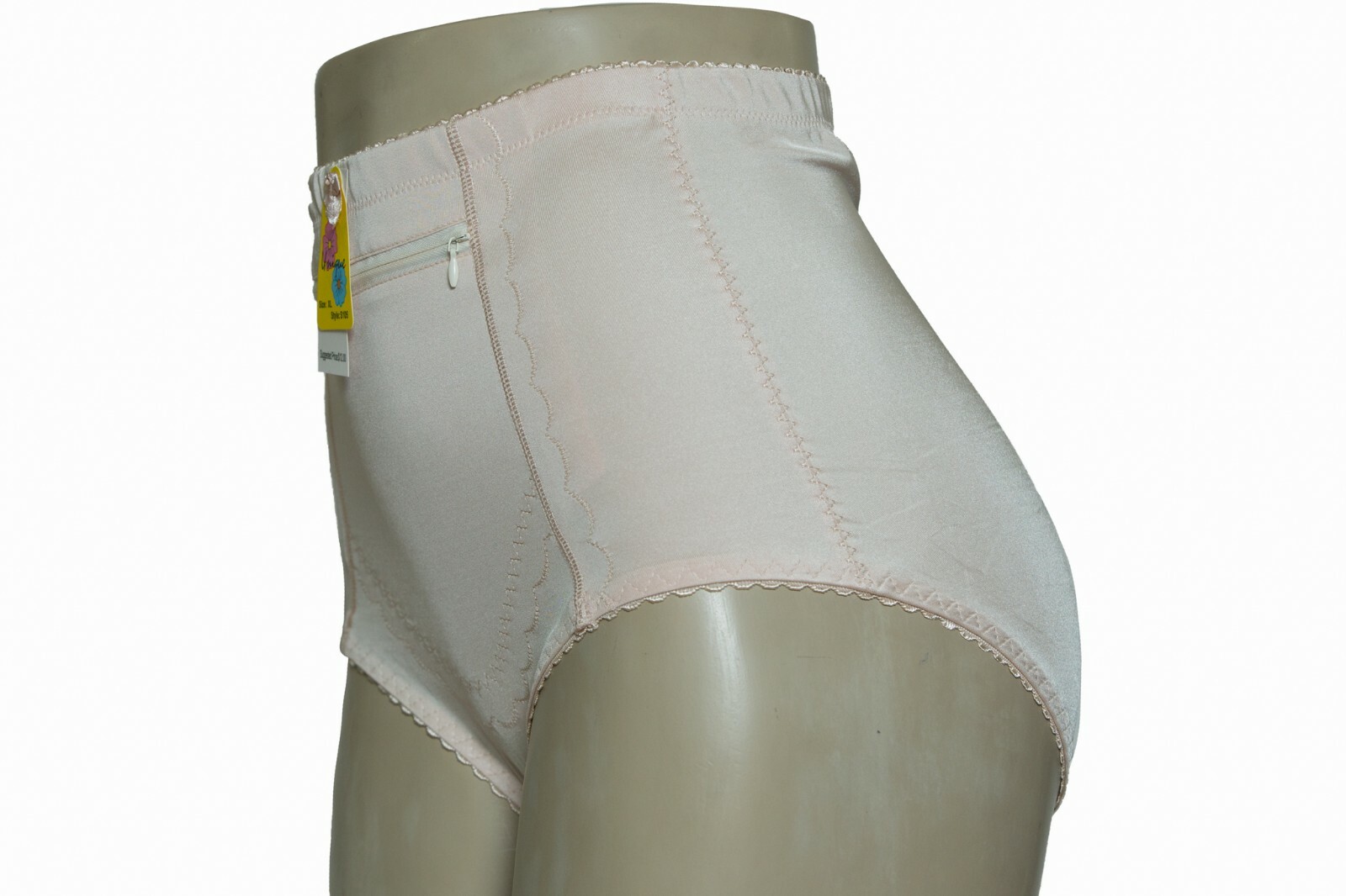 Lot 6 Tummy Control Panties Brief Front Zipper Pocket S M L XL 2XL 3XL 4XL S105