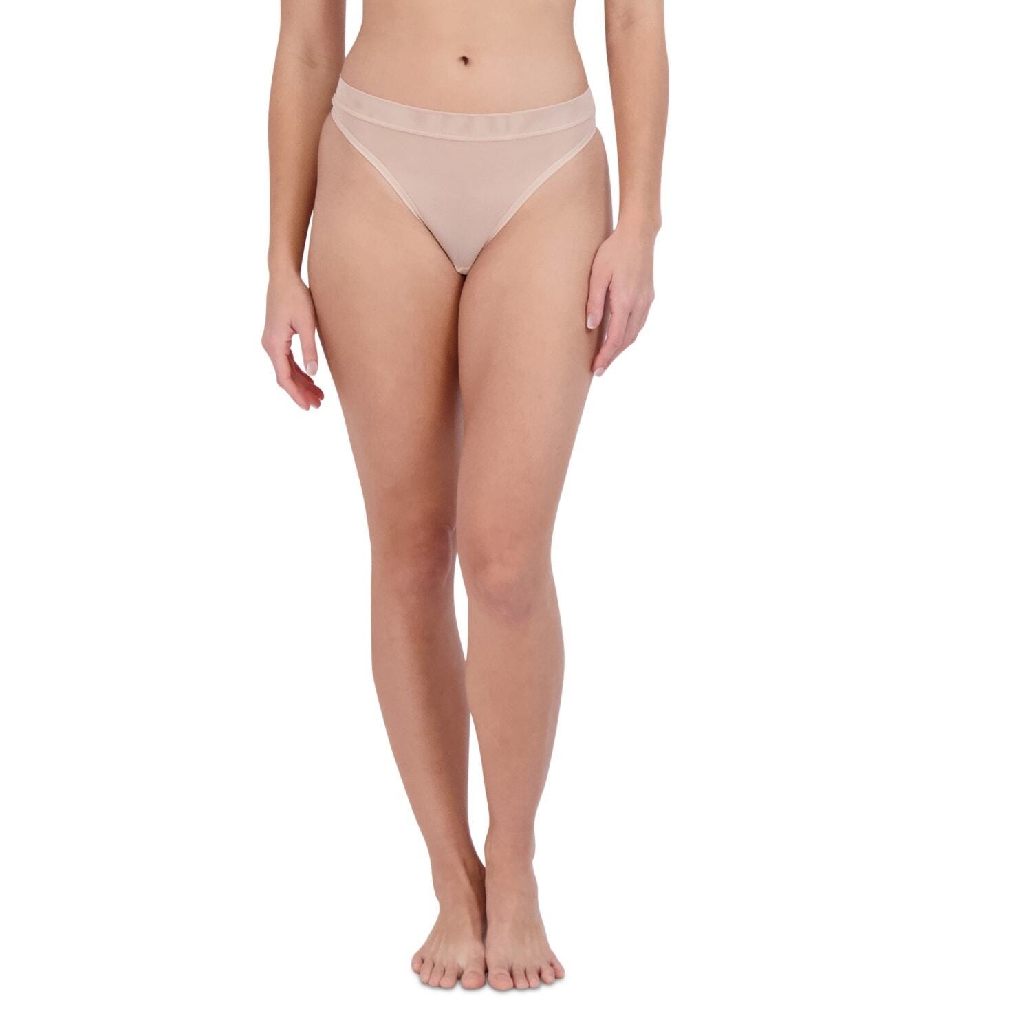 LOT OF 6 Steve Madden Mesh High-Leg Thong Underwear Panties SM11883 SMALL (5stm)
