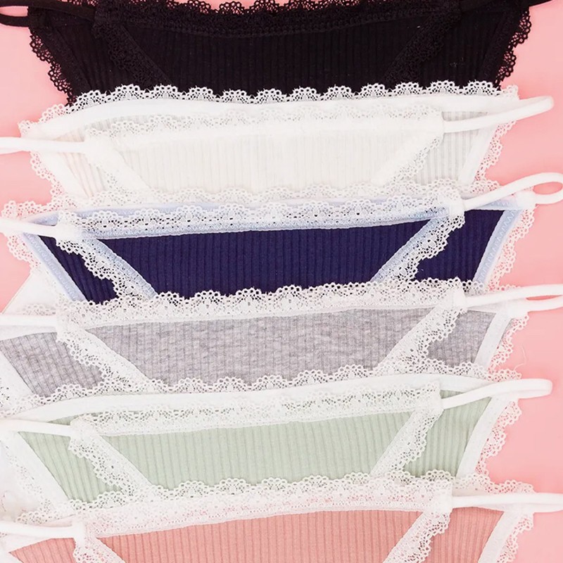 6 Pack Lot Sexy Womens Cotton Panties Thongs Briefs Lace Trim Underwear Lingerie