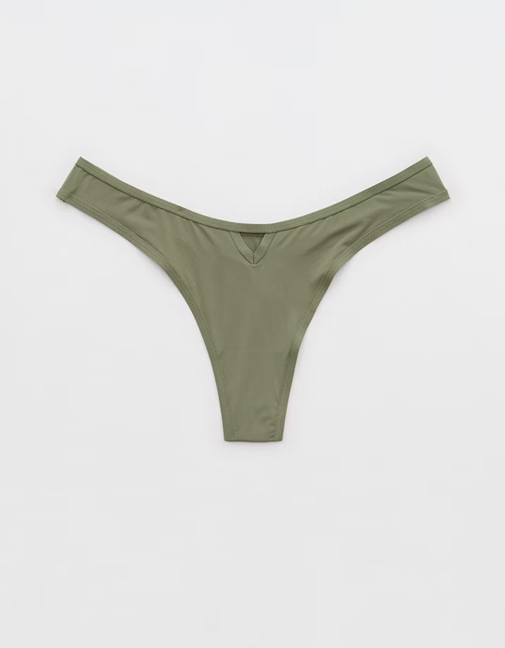 Aerie Superchill Ruched Thong Underwear, Aerie Thong, SMOOTHEZ No Show Underwear