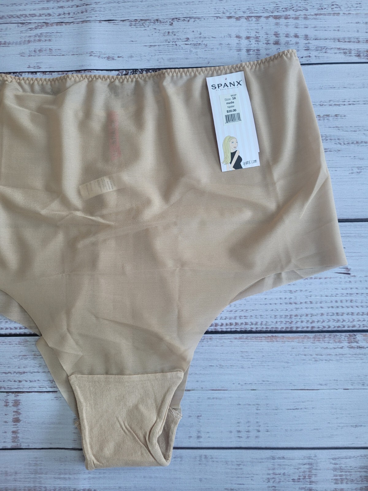 New SPANX By Sara Blakely 3X Nude Skinny Britches Hipster Panty Women