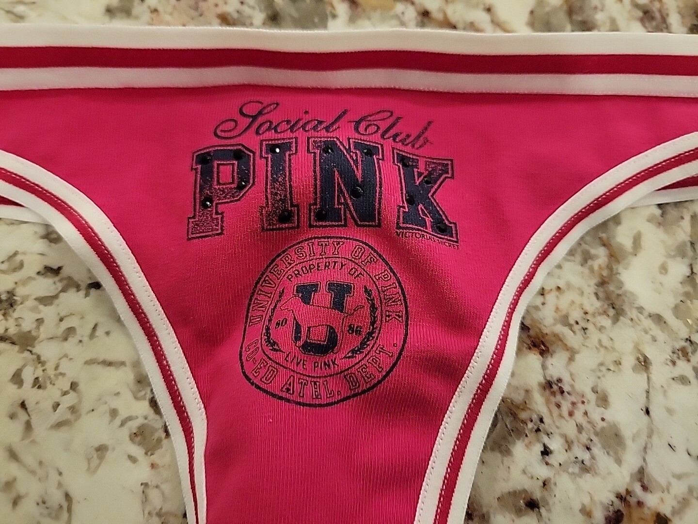 True Vintage Victoria’s Secret PINK Social Club Thong!