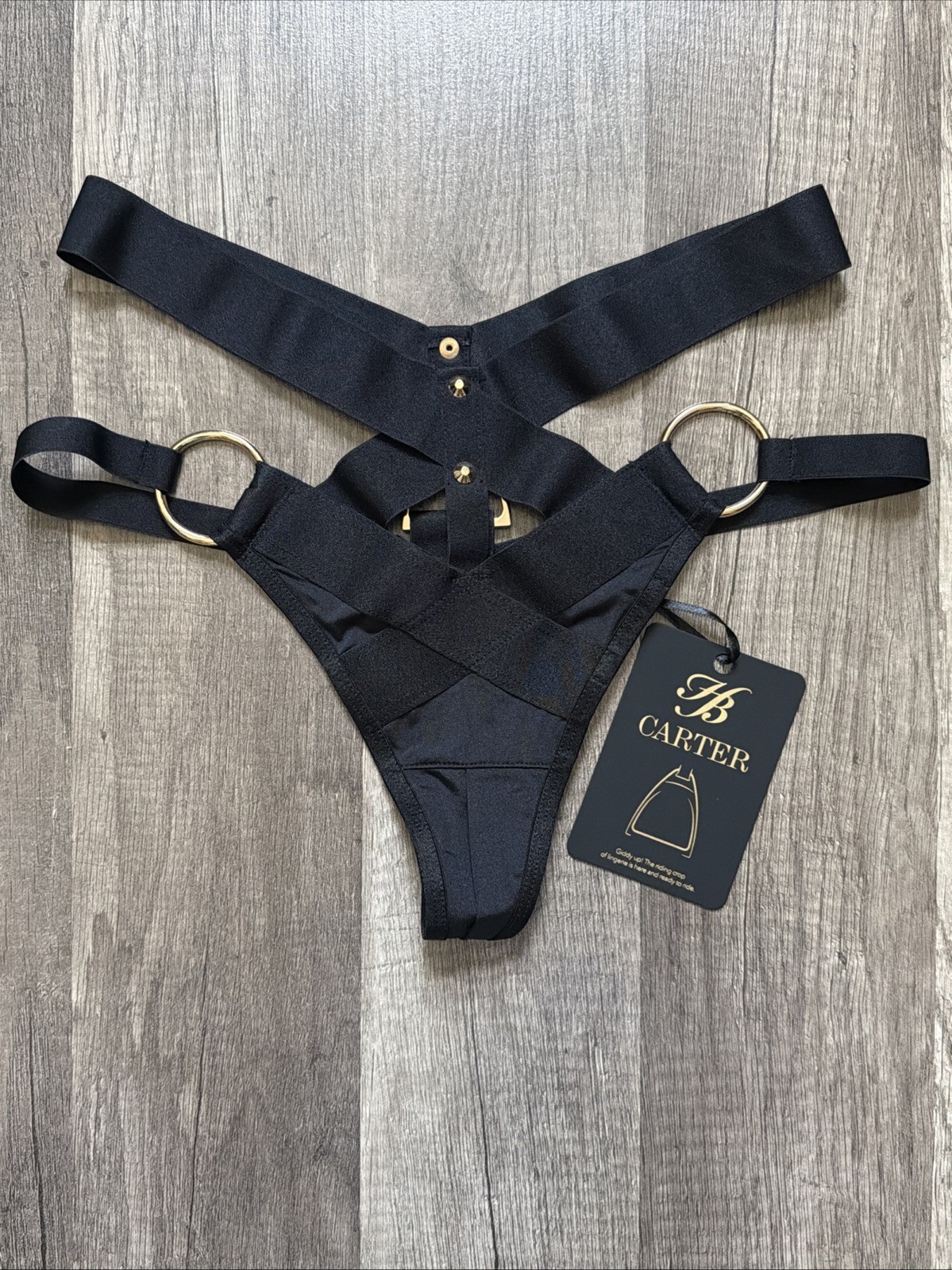 NWT Honey Birdette Women’s Carter Thong Size XS