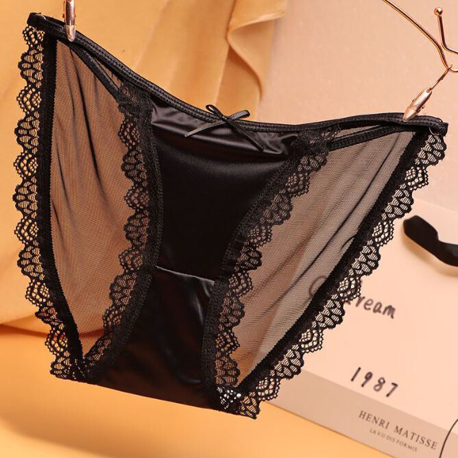 1/5 Pack Lot Womens Sexy Nylon Panties Satin String Lingeries Underwear Briefs