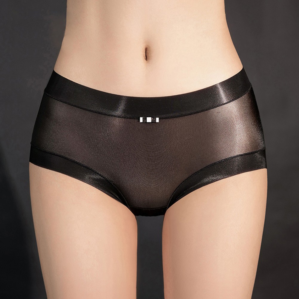 Seamless Underwear High-elastic Womens Briefs Solid Color Abdomen Tightening