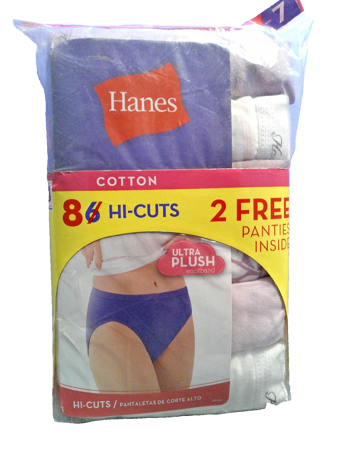 New 8 Pair Hanes Cotton High-Cuts Size 7 Multi Color FREE Shipping