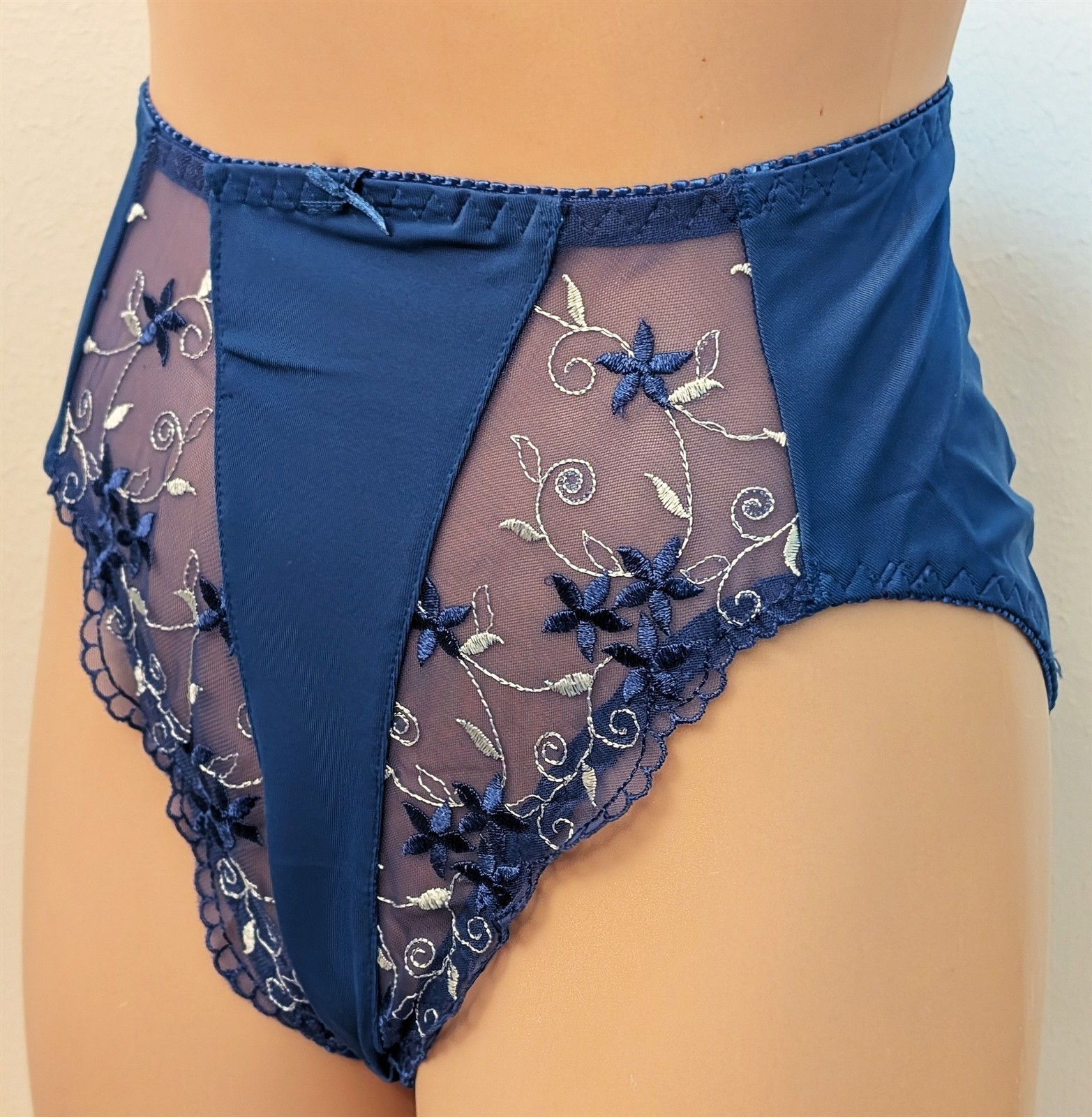 Valmont Silver Leaf Design Hi-Cut Panty Brief – Sizing to 7X