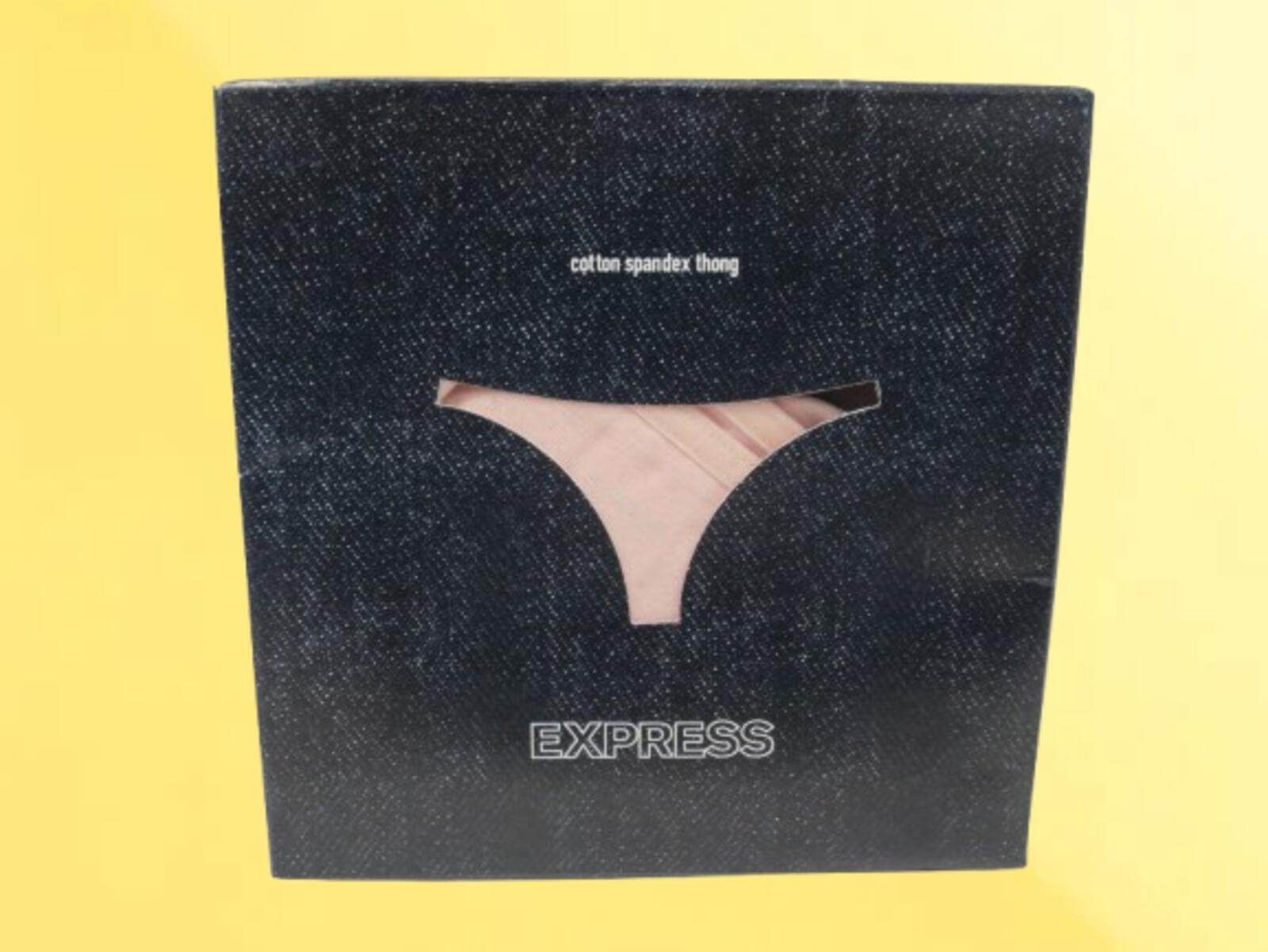 EXPRESS INTIMATES COTTON SPANDEX THONG PANTY PINK SIZE SMALL BOXED LOT OF 3