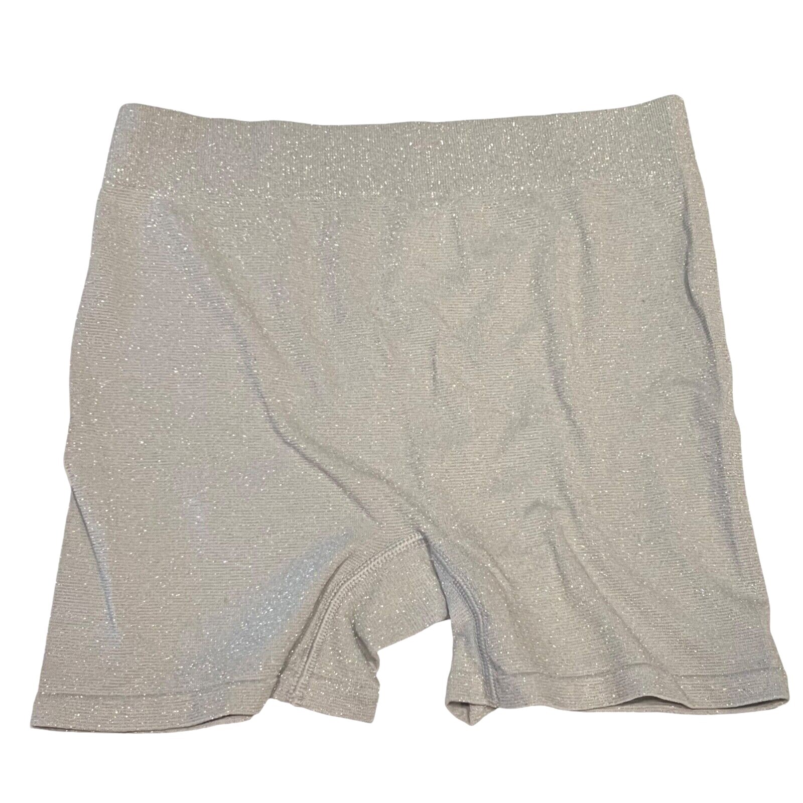 NWT AERIE Boyshort Pantie Sz S-M-L Gray Silver Sparkle