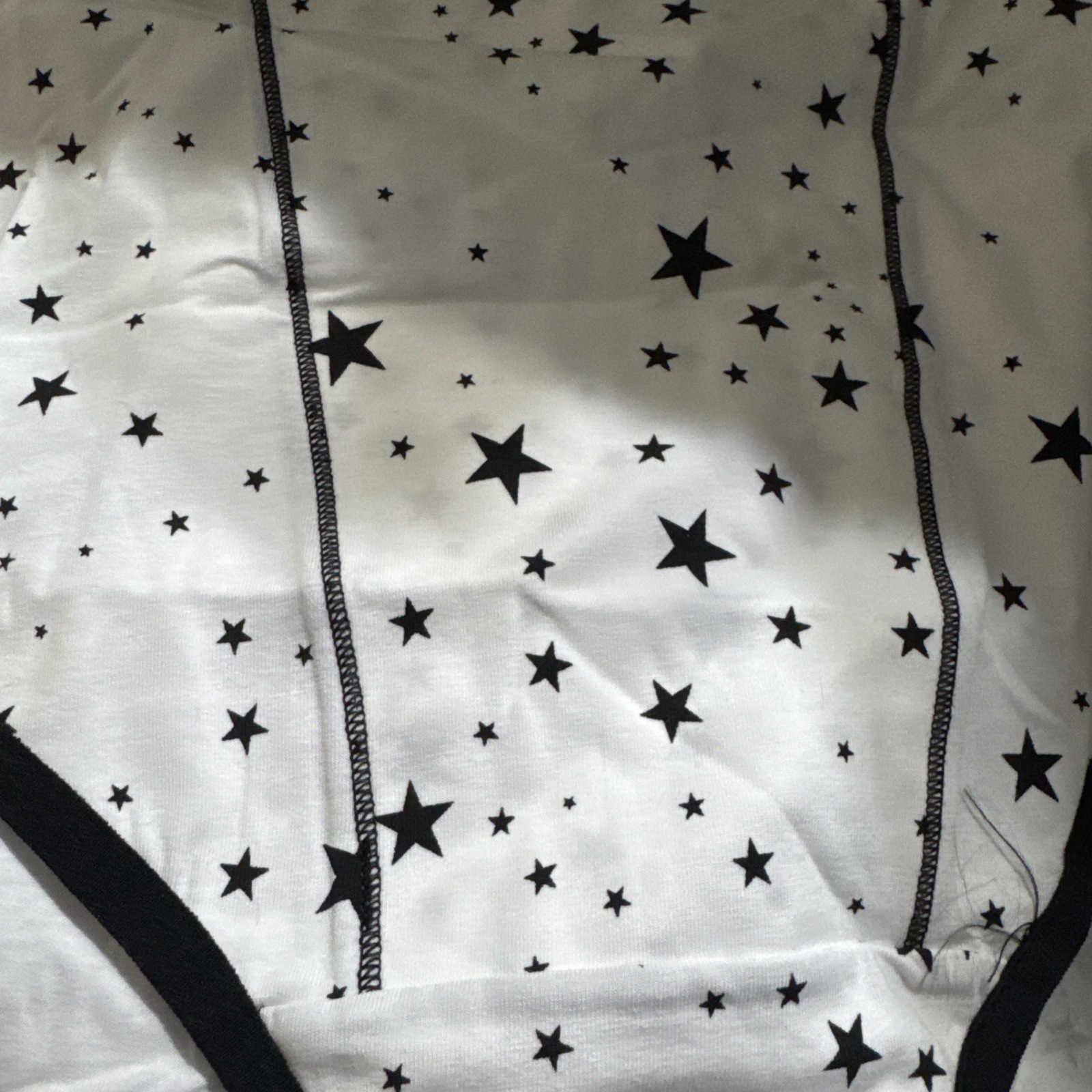 NEW Torrid White Black Stars High-Waist Brief Panty Plus Size 3 3X 22-24
