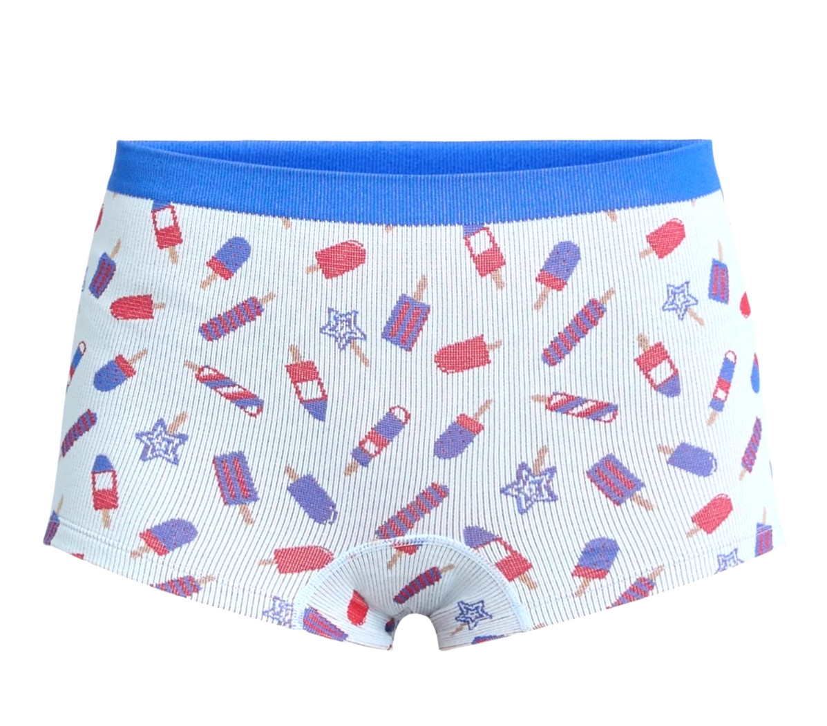 WAY TO GO S (4-6) Celebrate Patriotic 3 Pack Boyshorts Seamless Panties NWT