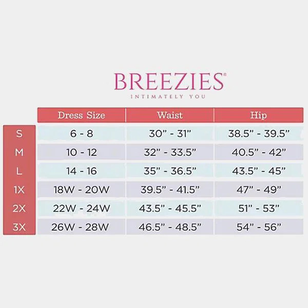 Breezies 3-pack Set Seamless Boyshort Panties Basic