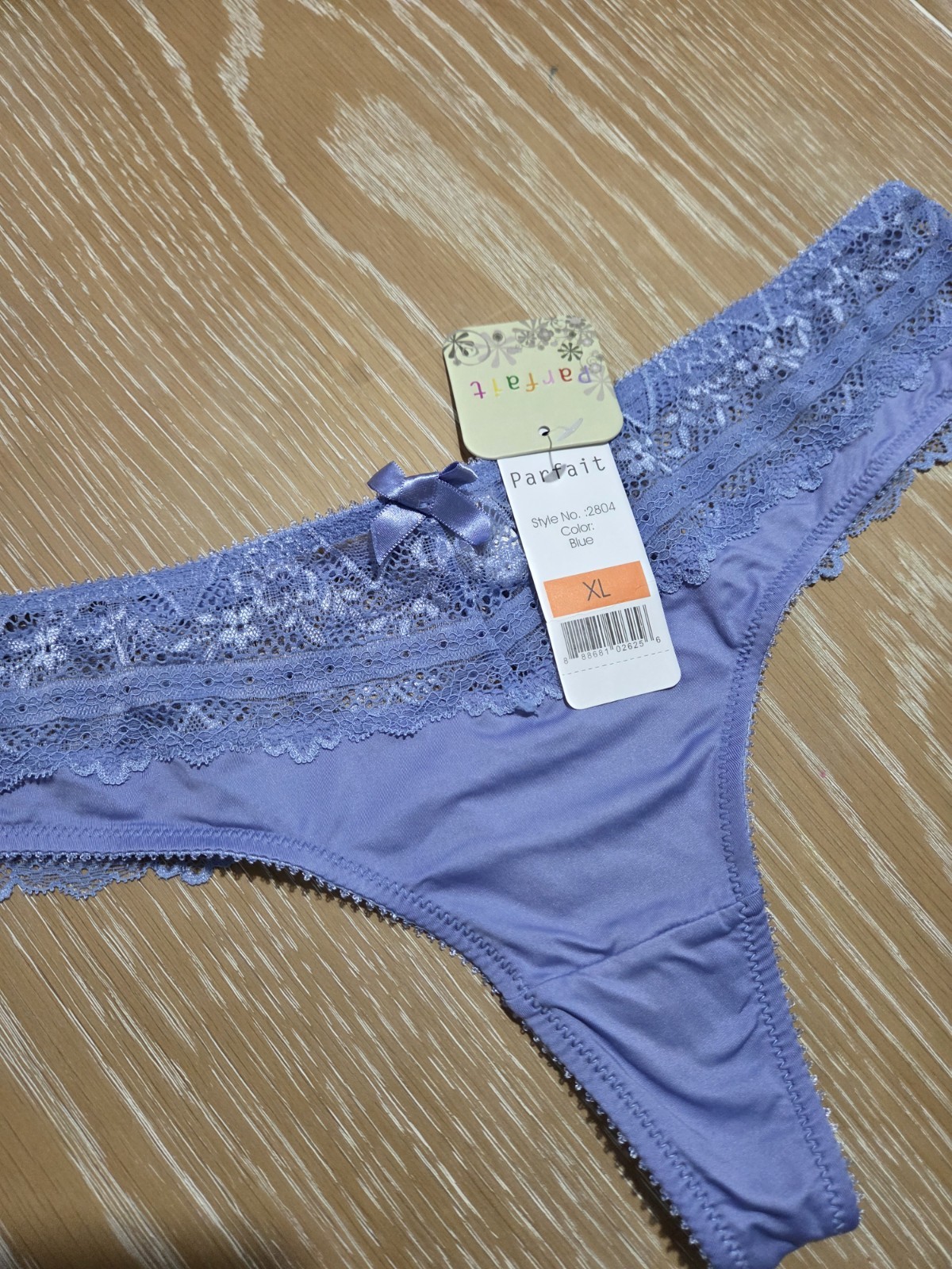 Parfait By Affinitas Casey Blue Women Thongs Style: 2803 BNWT UK-XL
