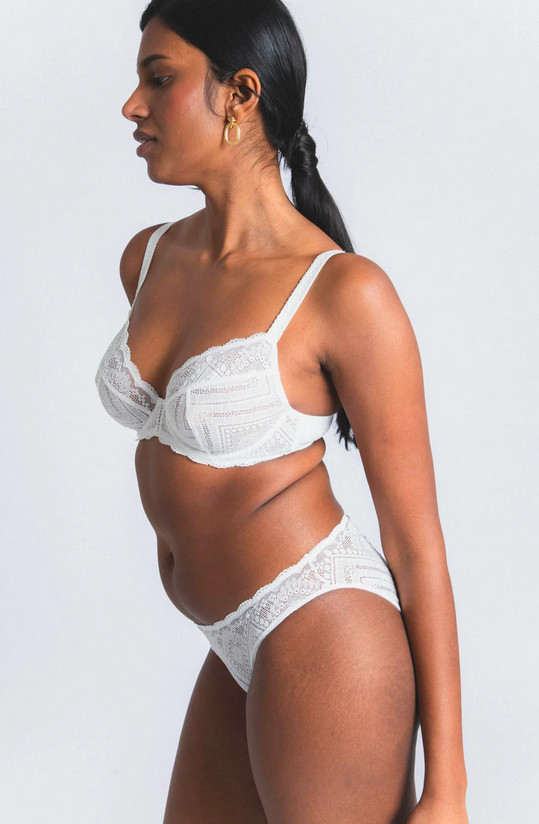 Maison Lejaby Paris Vertige Lily Jacquard French Lace Briefs UK 12 RRP £45 BNWT