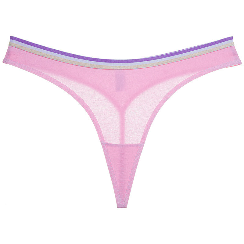 5 Packs Lot Womens Cotton Panties Thongs G-string Bikini Briefs T-back Underwear