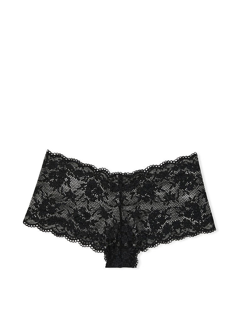 $25 M L XL XXL BLACK Love Cloud LACE Victorias Secret SHORTIE BOYSHORT Pantie