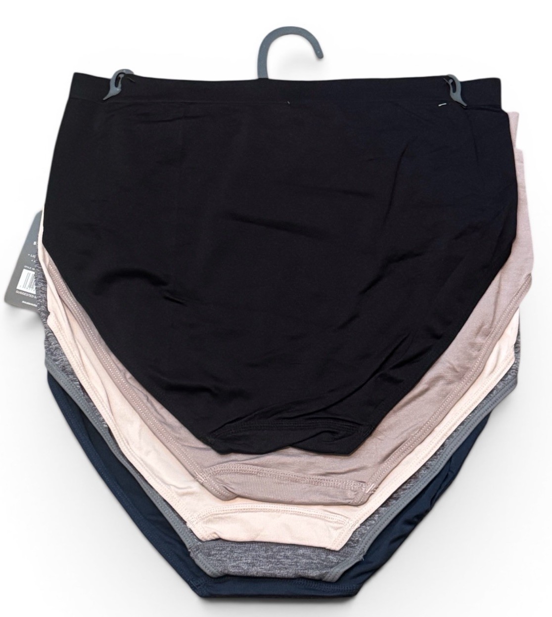 Nicole Miller Size X Large 5-Pack Seamless Briefs Panties 4-Way Stretch NM4651