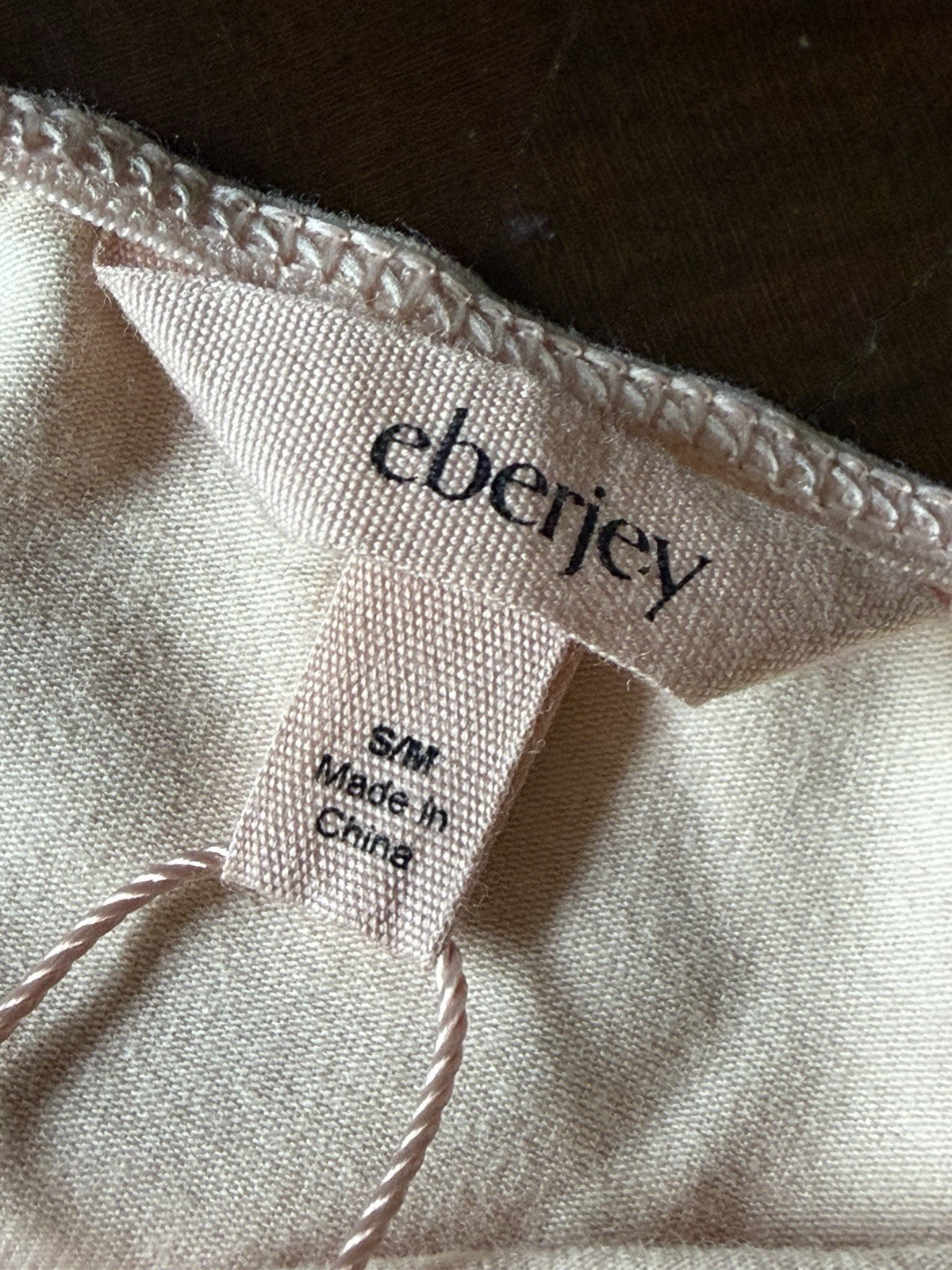 NWT Eberjey Pima Stretch Cotton Bikini in Buff: Size Small/Medium