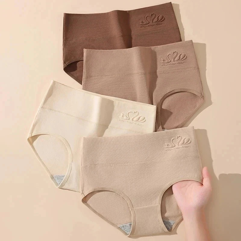 Women 5Pcs Fluxe Incontinence Underwear Leak-Proof Panties Cotton Brief Washable