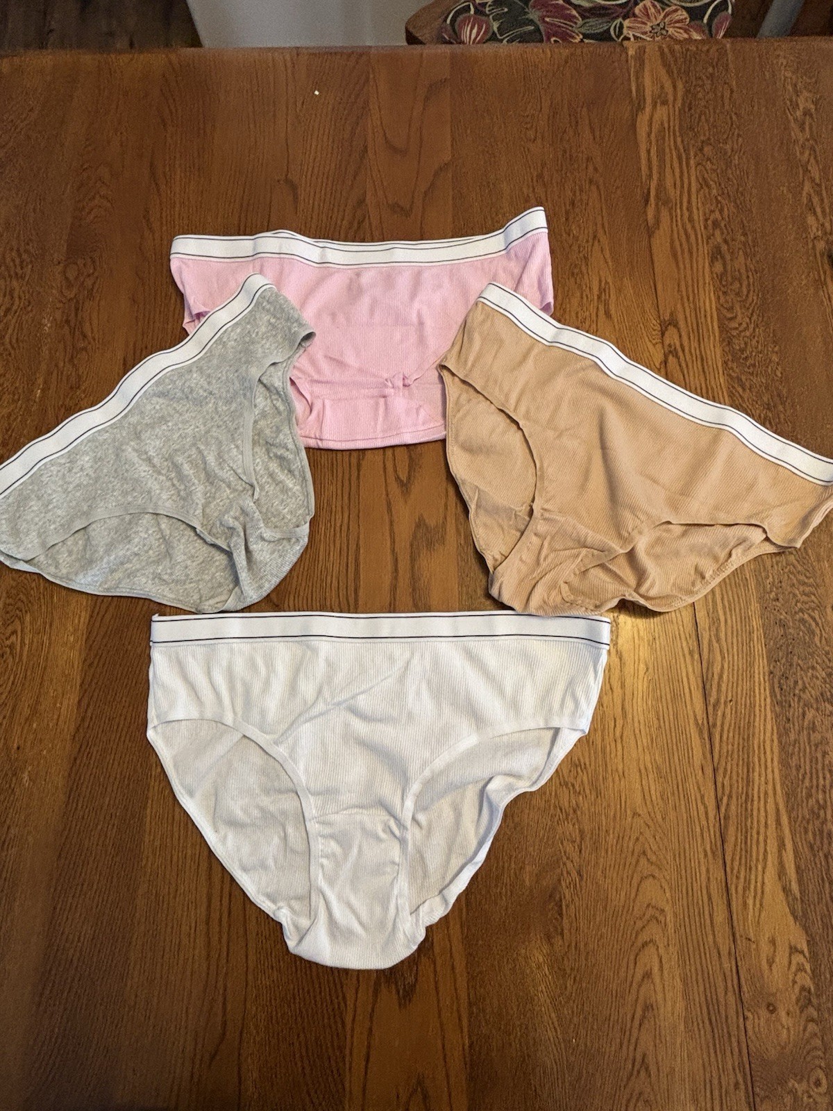 No Boundaries 4 or Womens Stretch Rib Knit Hipster Underwear Size XL (16-18)