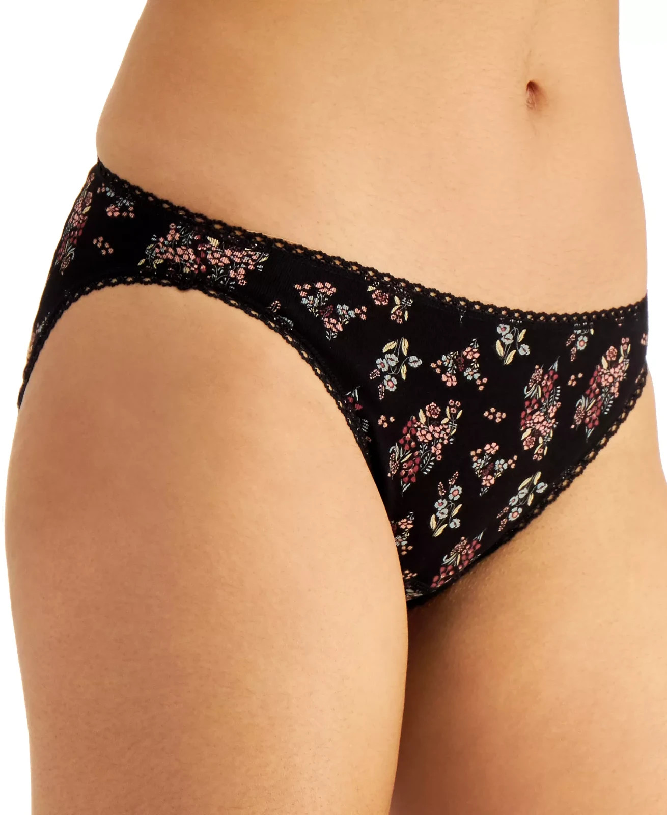 Charter Club E4758 Women’s Everyday Cotton Bikini Underwear, Petite Garden S
