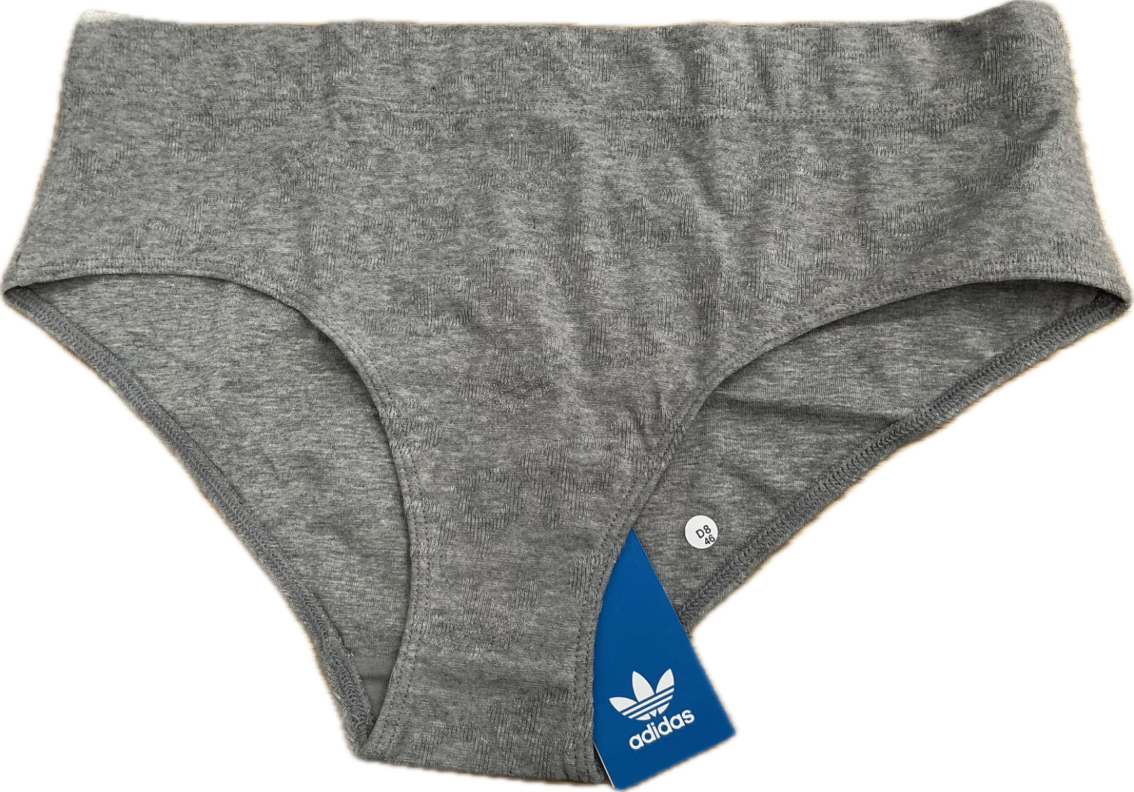 2 x Adidas Originals Womens Hipster Brief Grey Large 14-16 Modern Flex RRP £50