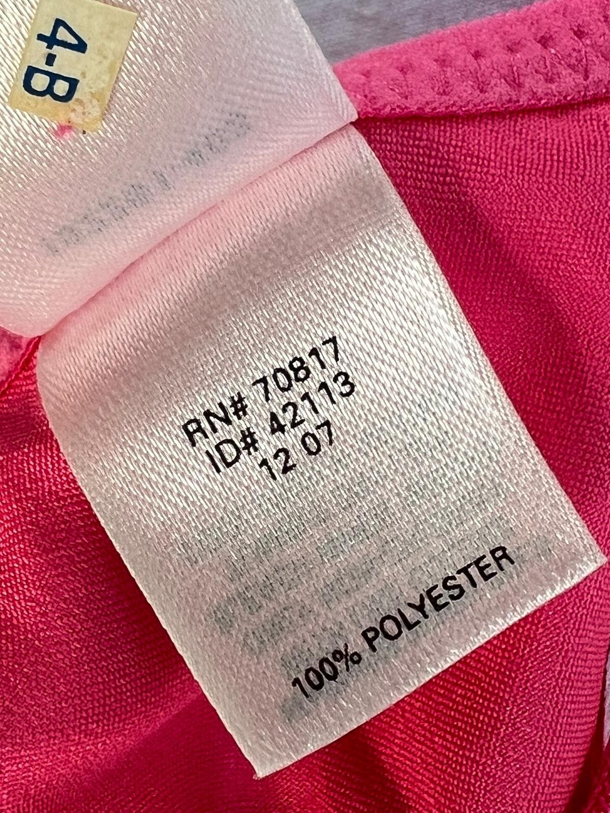 HOT PINK Vintage Victoria’s Secret Sexy Silky Vstring Thong Panty M New