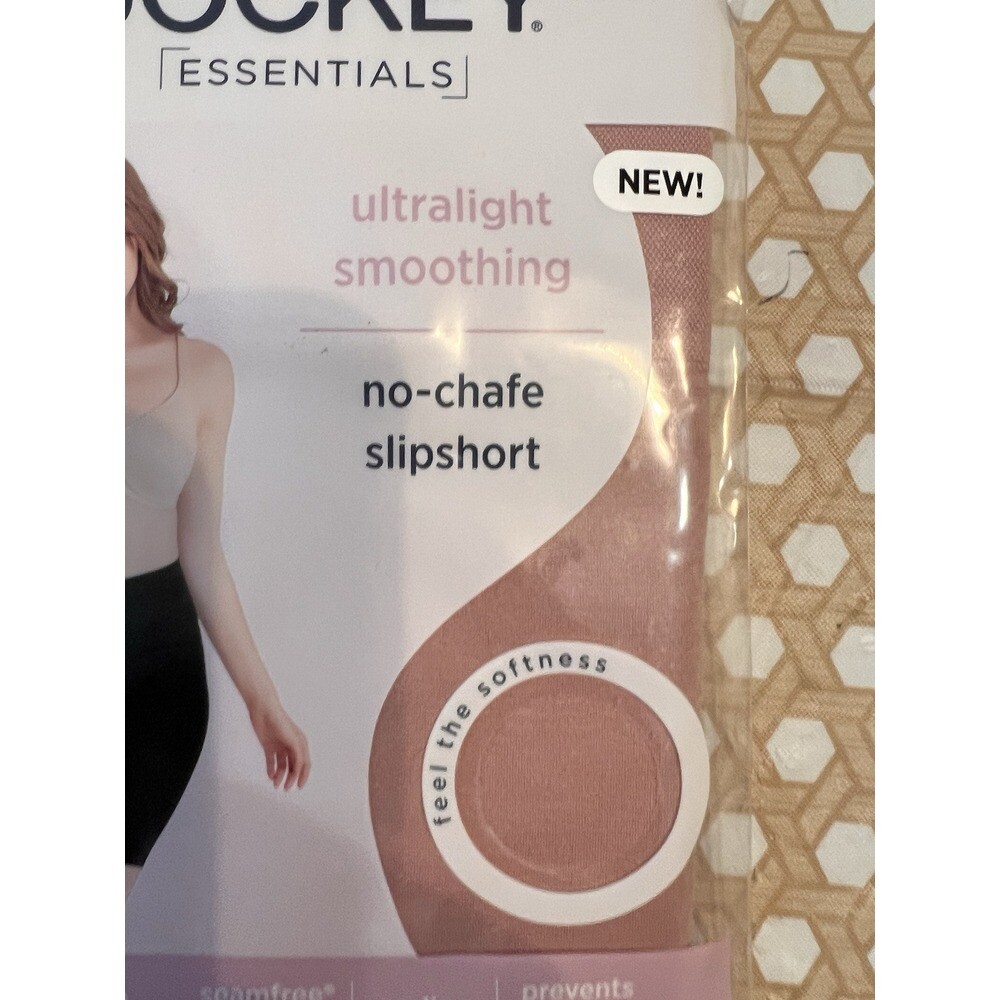 Jockey Essentials Seamfree Smoothing No-Chafe Slipshort Light Size 5XL Womens