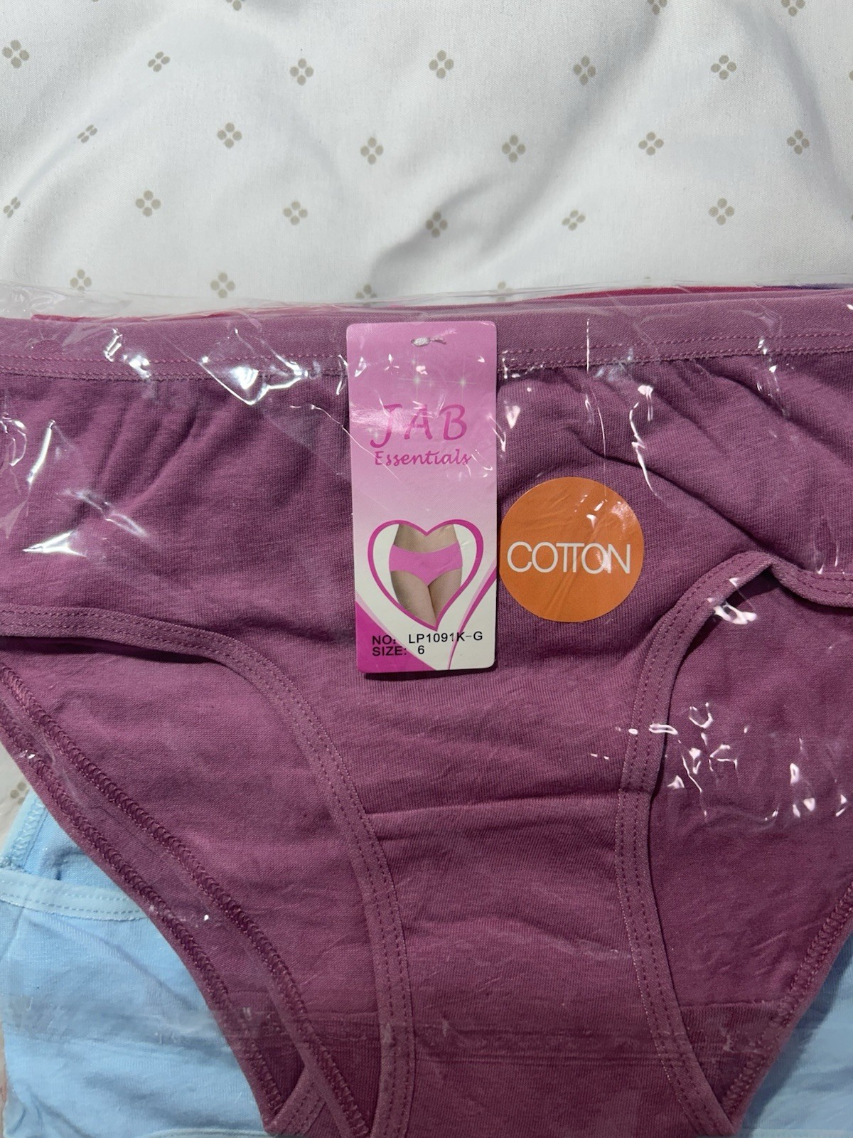 12Pack Girls Cotton Briefs Underwear Size6 Multicolor JABEssentials New WithTags